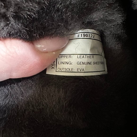 UGG Brown/Beige Calf Hair Cheetah Print Sheepskin Short Boot Women's 5 - Picture 9 of 9